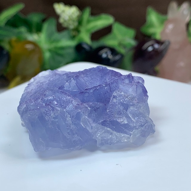 43.幻想的な色合い☆ヤオガンシャン産・パープルフローライト原石