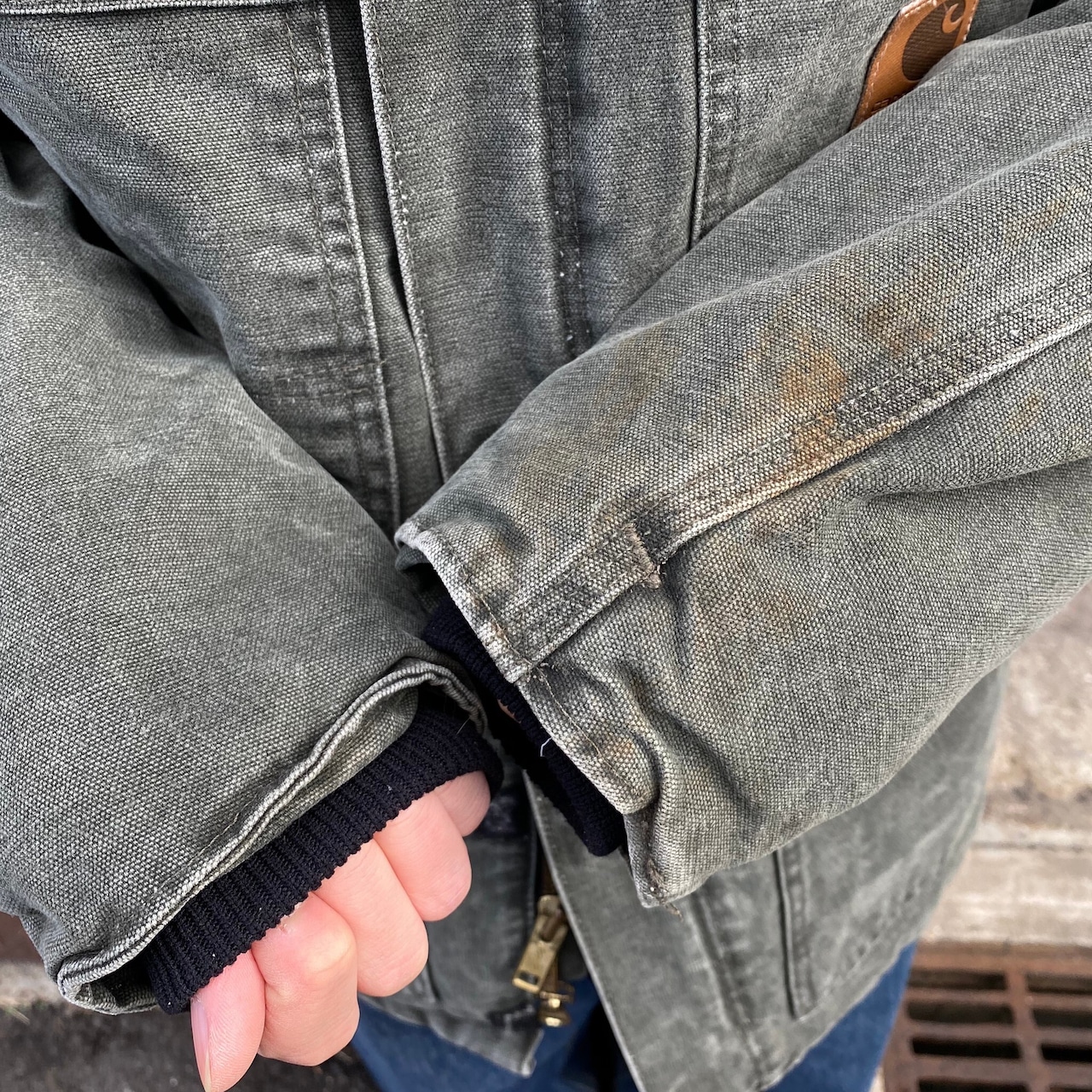 USA製 Carhartt カーハート トラディショナルコート メンズL 古着 