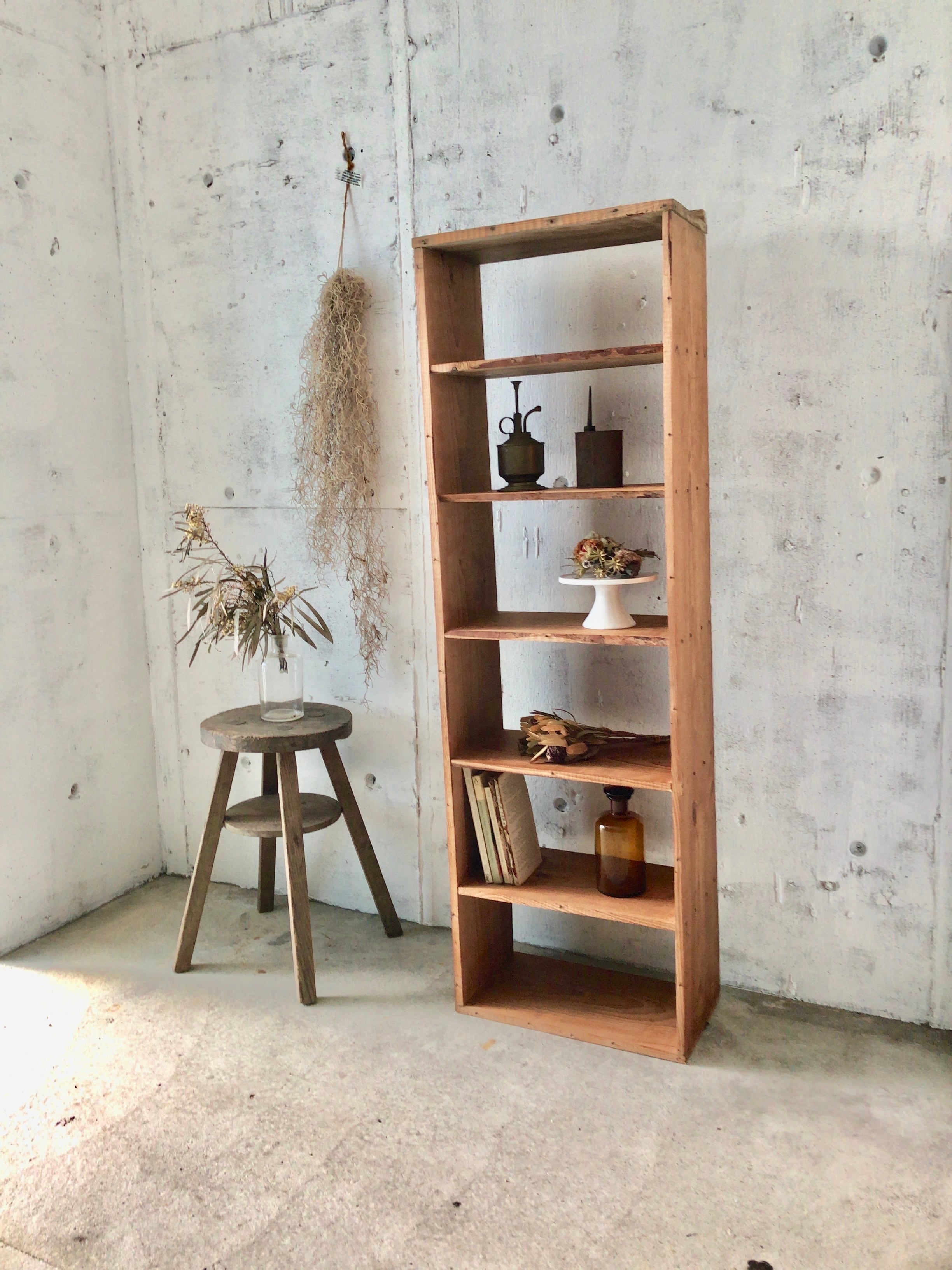 縦長いオープンラック［古家具］ | giraffes craft