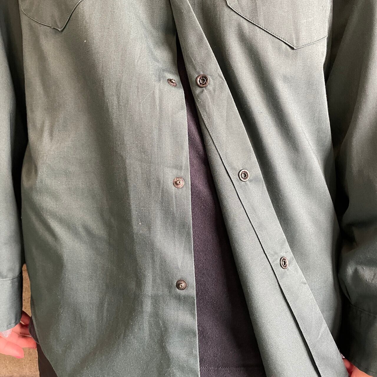 80年代 OSH KOSH B'GOSH オシュコシュ ビゴッシュ ワークシャツ メンズ