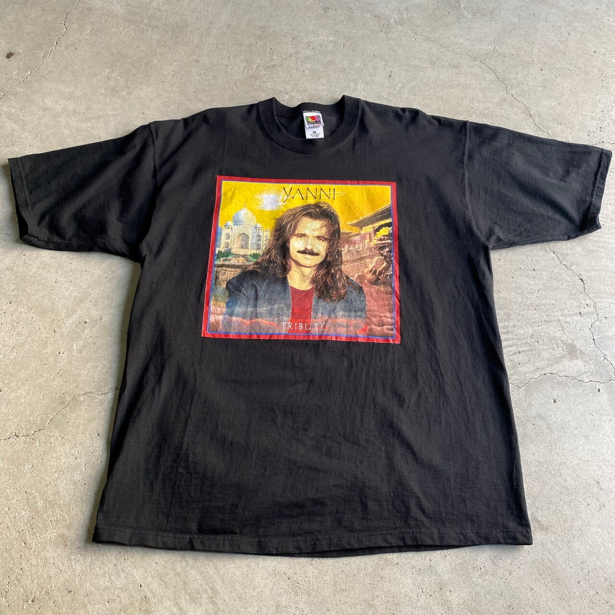 YANNI ヤニー アーティストTシャツ 人物Tシャツ メンズXL 古着 