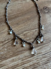 classical metallic chain necklace-5141-7