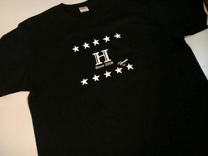 "H" Tシャツ Black