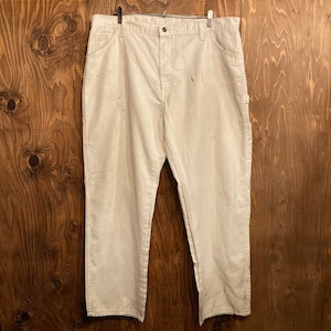 Dickies ディッキーズ ペインターパンツ ホワイト ワークパンツ リアルワーク ペイント ヴィンテージ アメカジ バイカー 40×32 00s