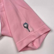 美品 CAPTAIN SANTA キャプテンサンタ GOLF CLUB ドライ メッシュ 半袖 ポロシャツ サイズ L /ピンク/ゴルフ/日本製