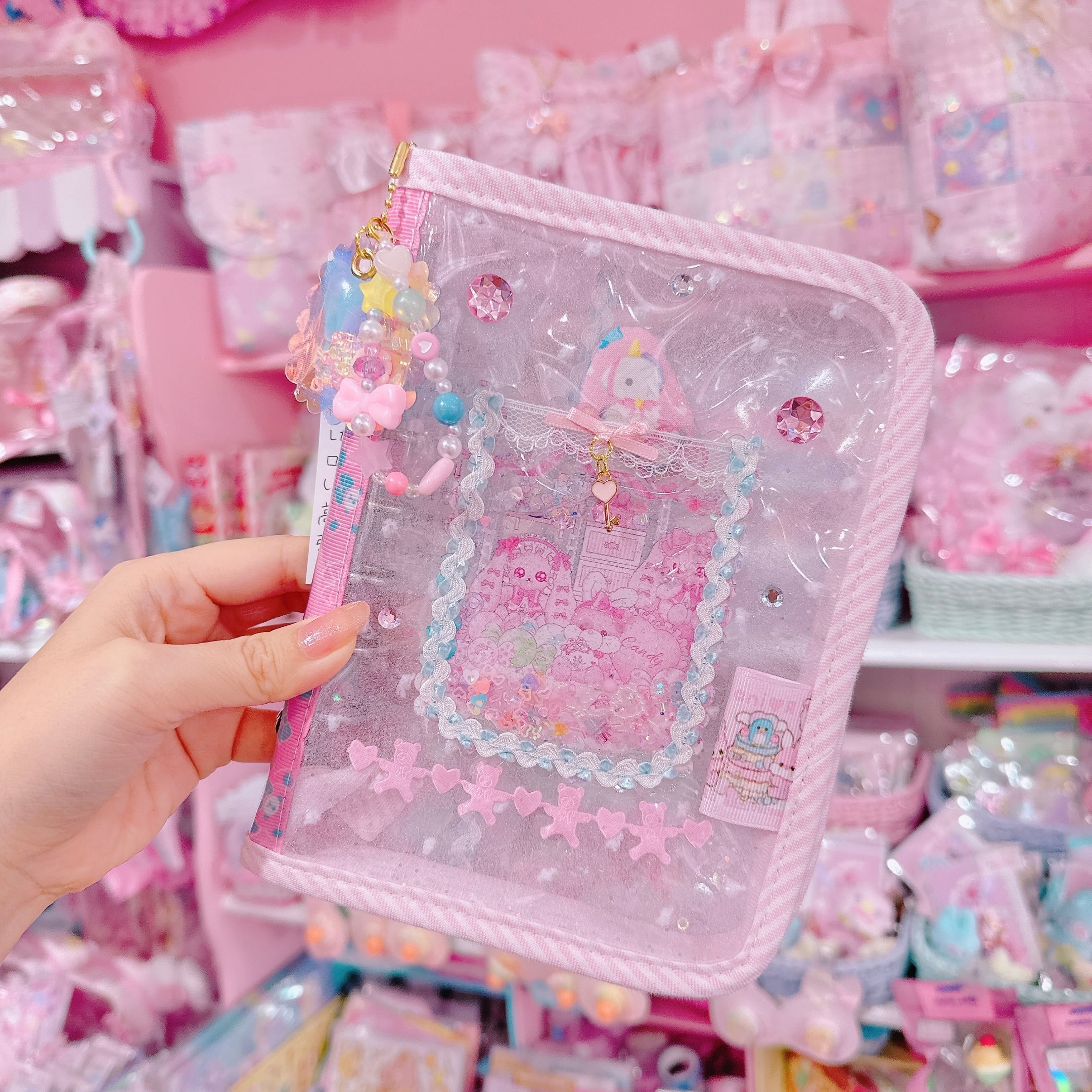 【K2】82-2ウォーターインポケットシール帳（A7）