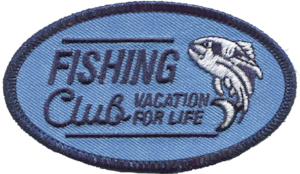 送料無料　VFL PATCHES  アイロンパッチ　アメリカンワッペン VFL SALTWATER CLUB(FISHING)