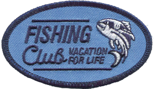 送料無料　VFL PATCHES  アイロンパッチ　アメリカンワッペン VFL SALTWATER CLUB(FISHING)
