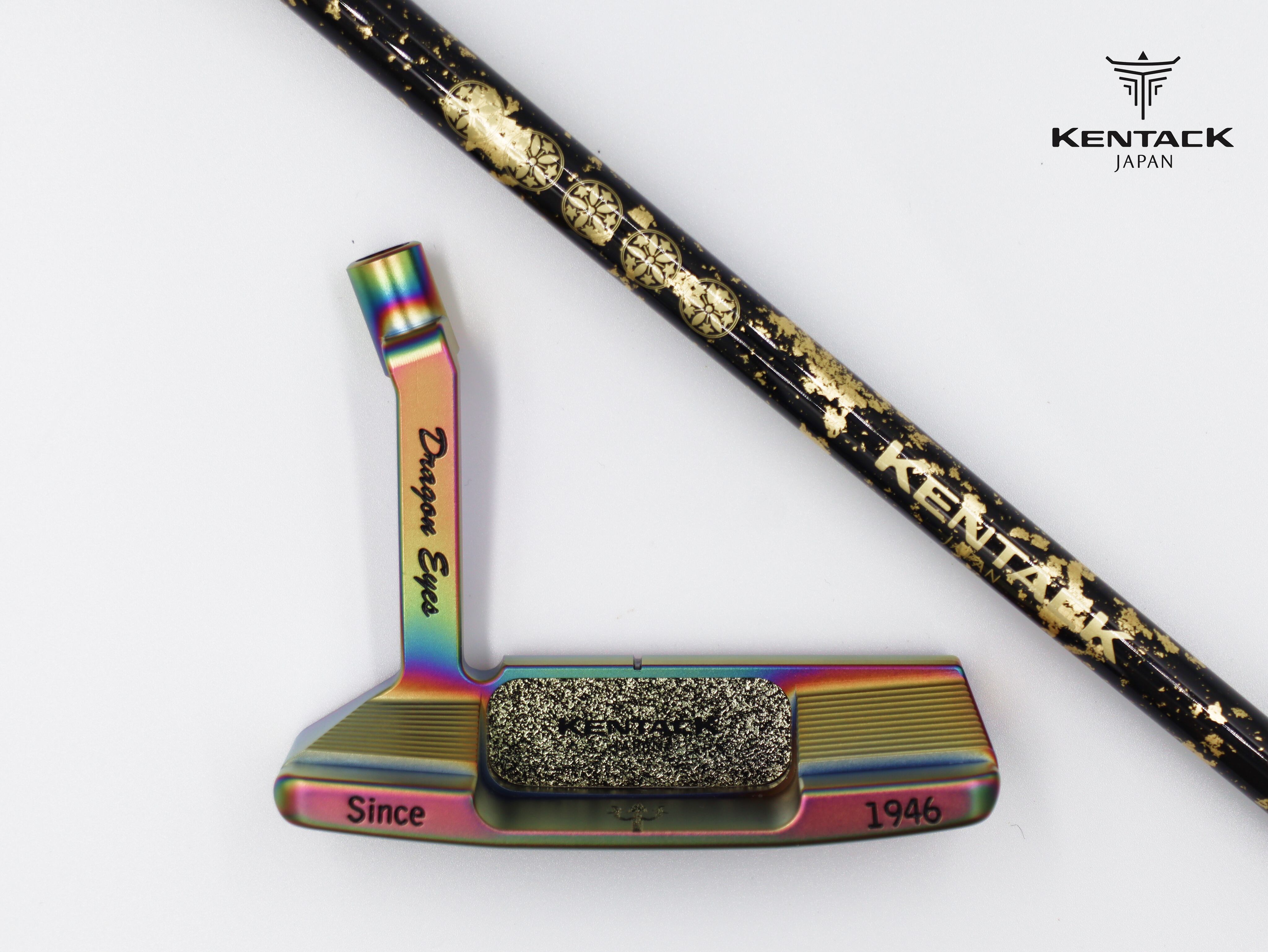 #161 Dragon Eyes 蒔絵24Kレインボーパター(なしじ)_5家紋シャフト