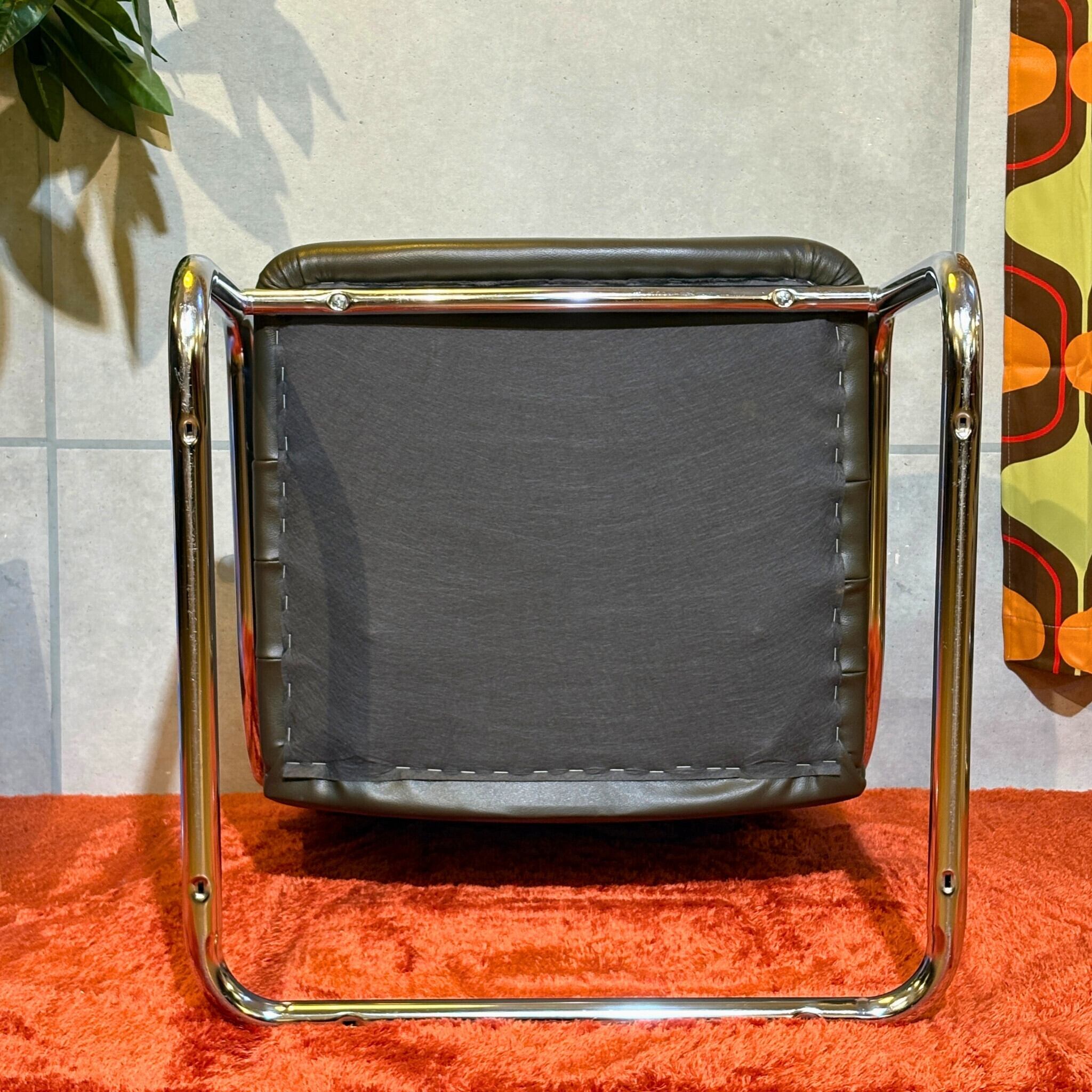 USED】Cantilever Chrome Lounge Chair / カンティレバー ラウンジ