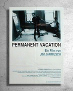 ジム・ジャームッシュ監督映画『パーマネント・バケーション』1982年東ドイツ上映時の告知ポスター