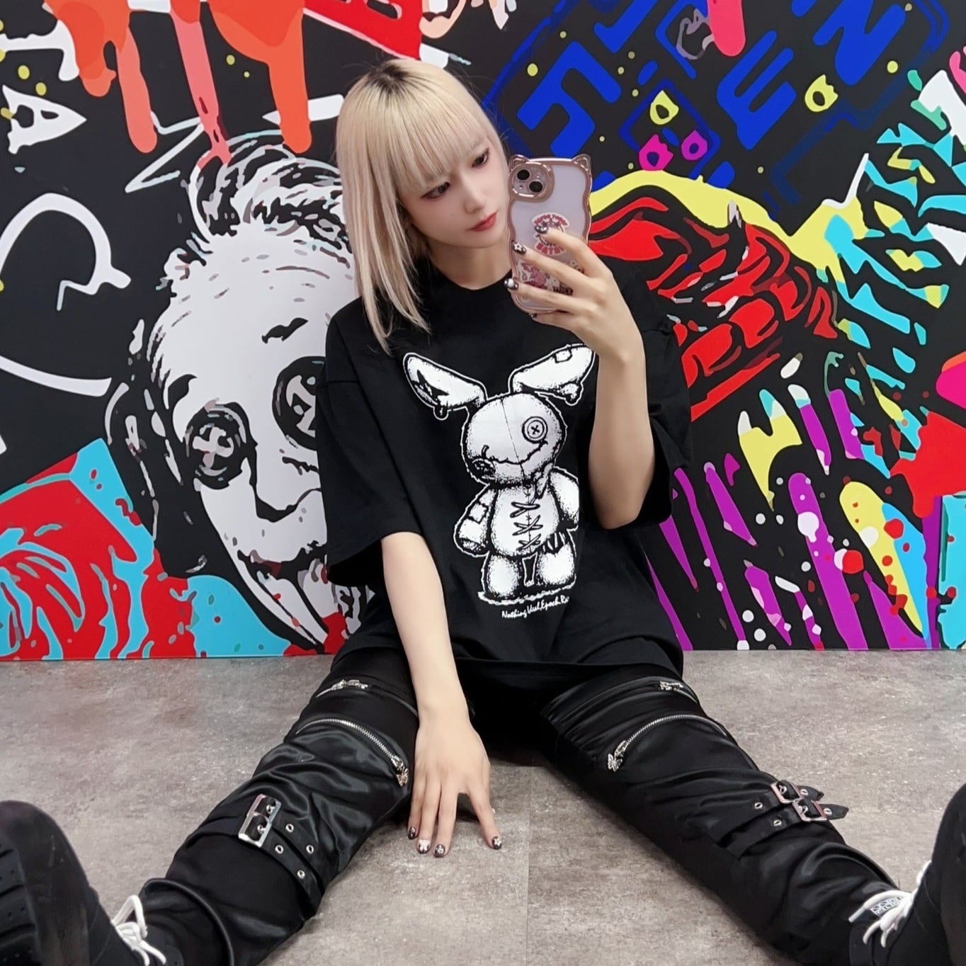 Xmas前赤字ばら撒きプレゼント》STITCHED NIER BLACK COTTON CUTSEW