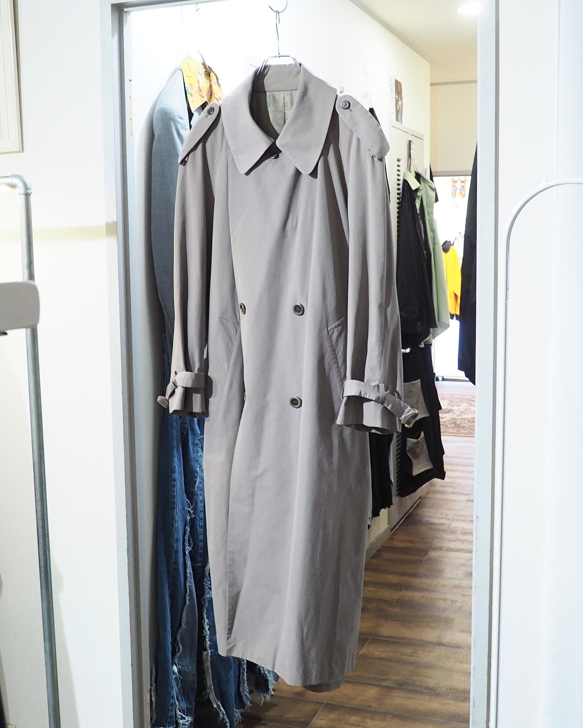 1980s ” Barreaux - 変形 ” Special vintage Long Trench coat