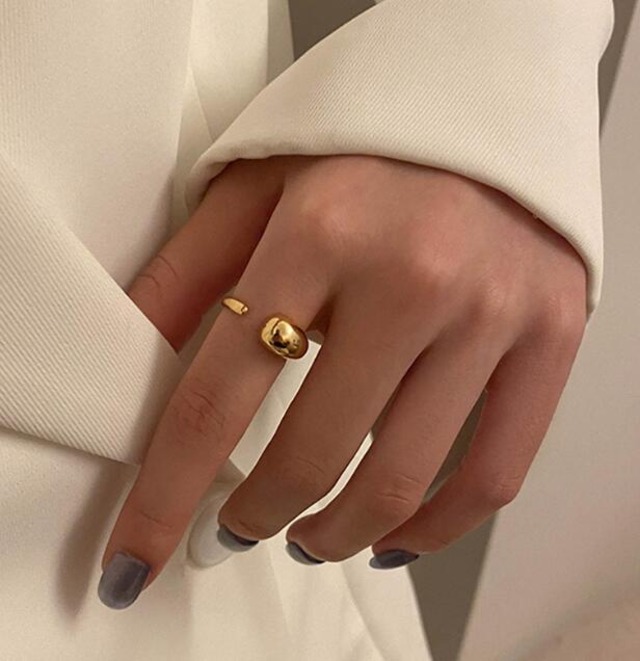 【即納】one side デザインring