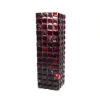 グラデーションフラワーベース・Gradation Flower Vase　BLACK×RED (L-size)