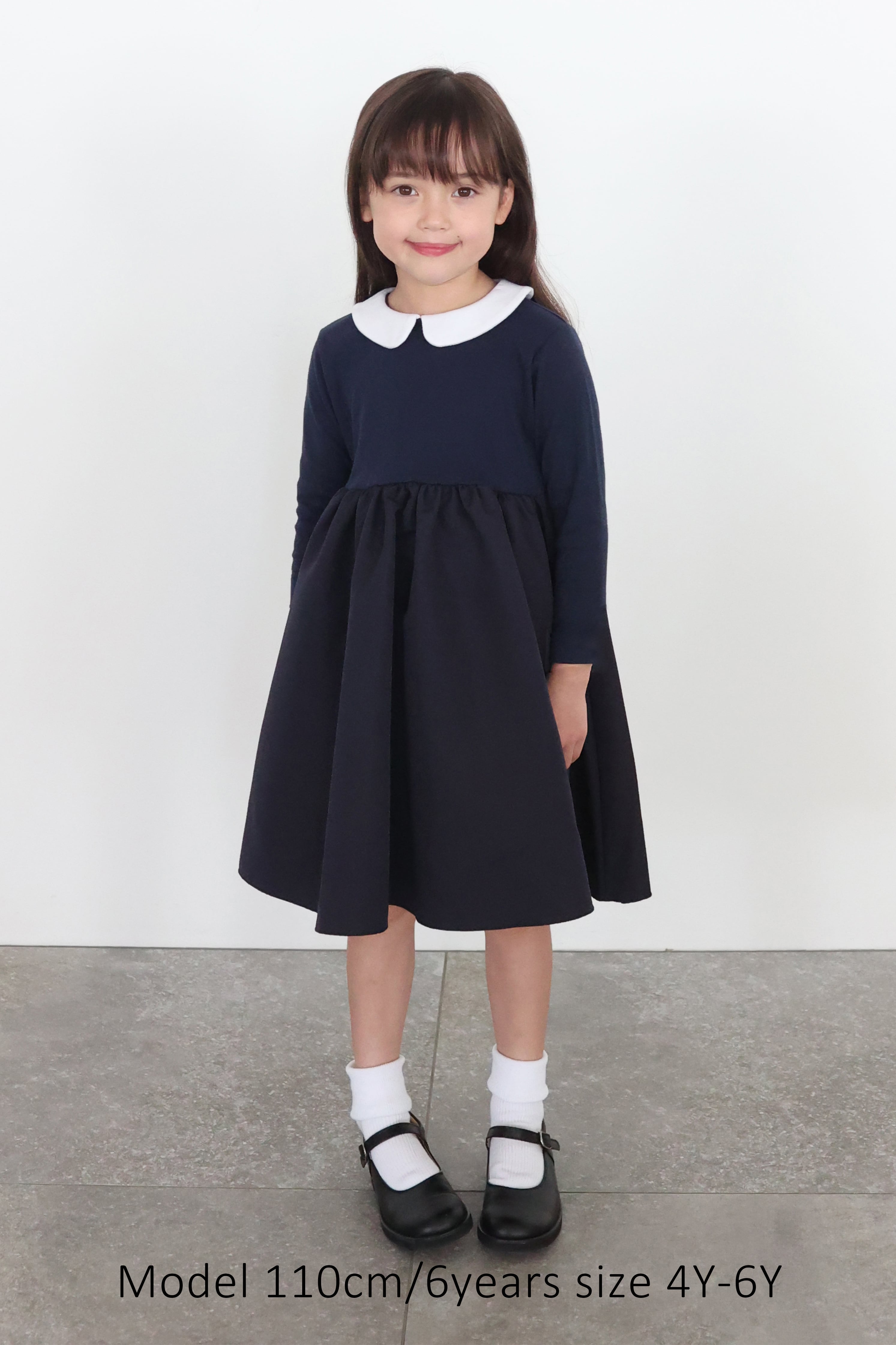 CEREMONY DRESS BLUE 4Y-6Y | AMICA・kids