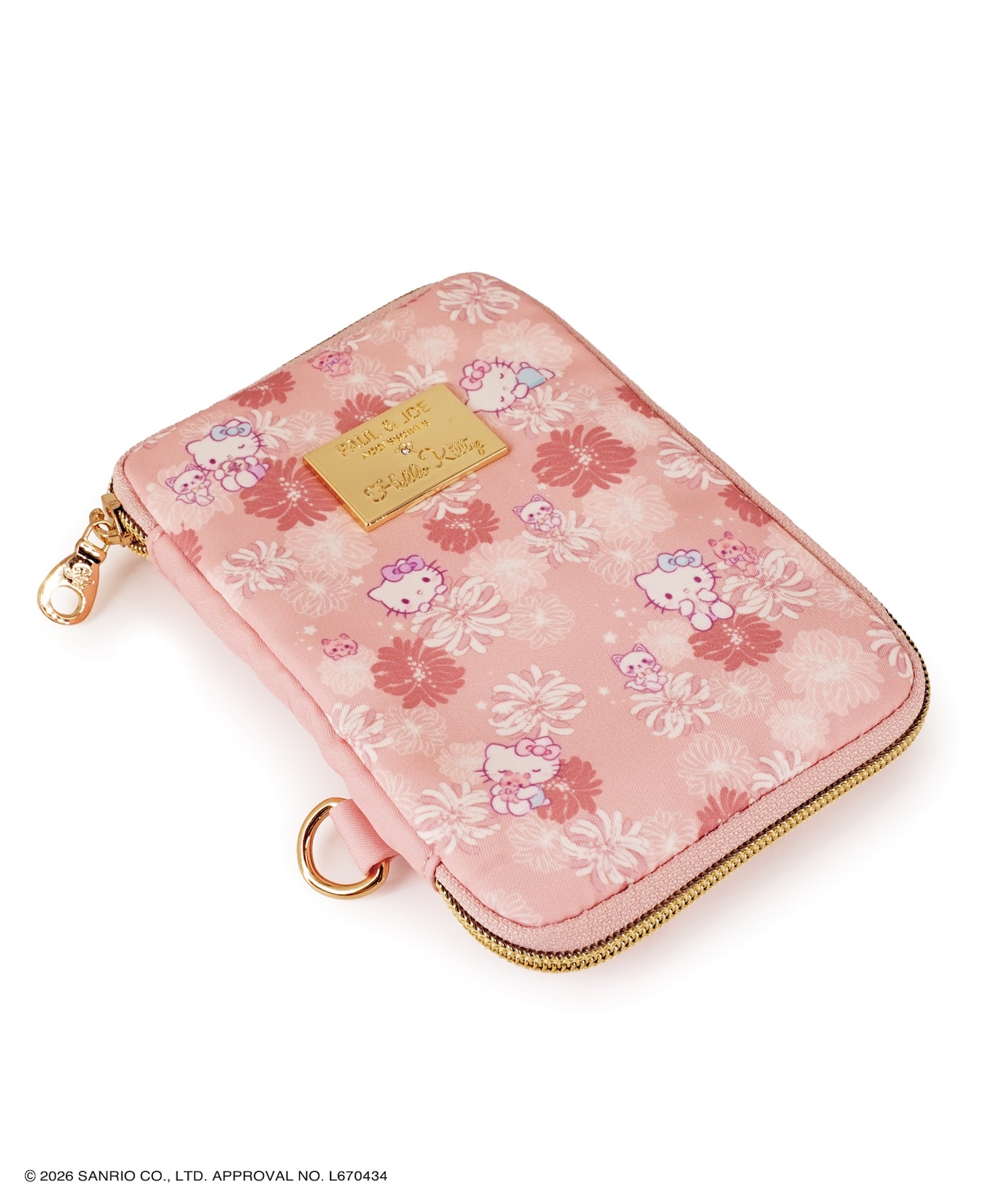 PAUL&JOE ACCESSOIRES × HELLO KITTY : MULTI POUCH PJKT-P003
