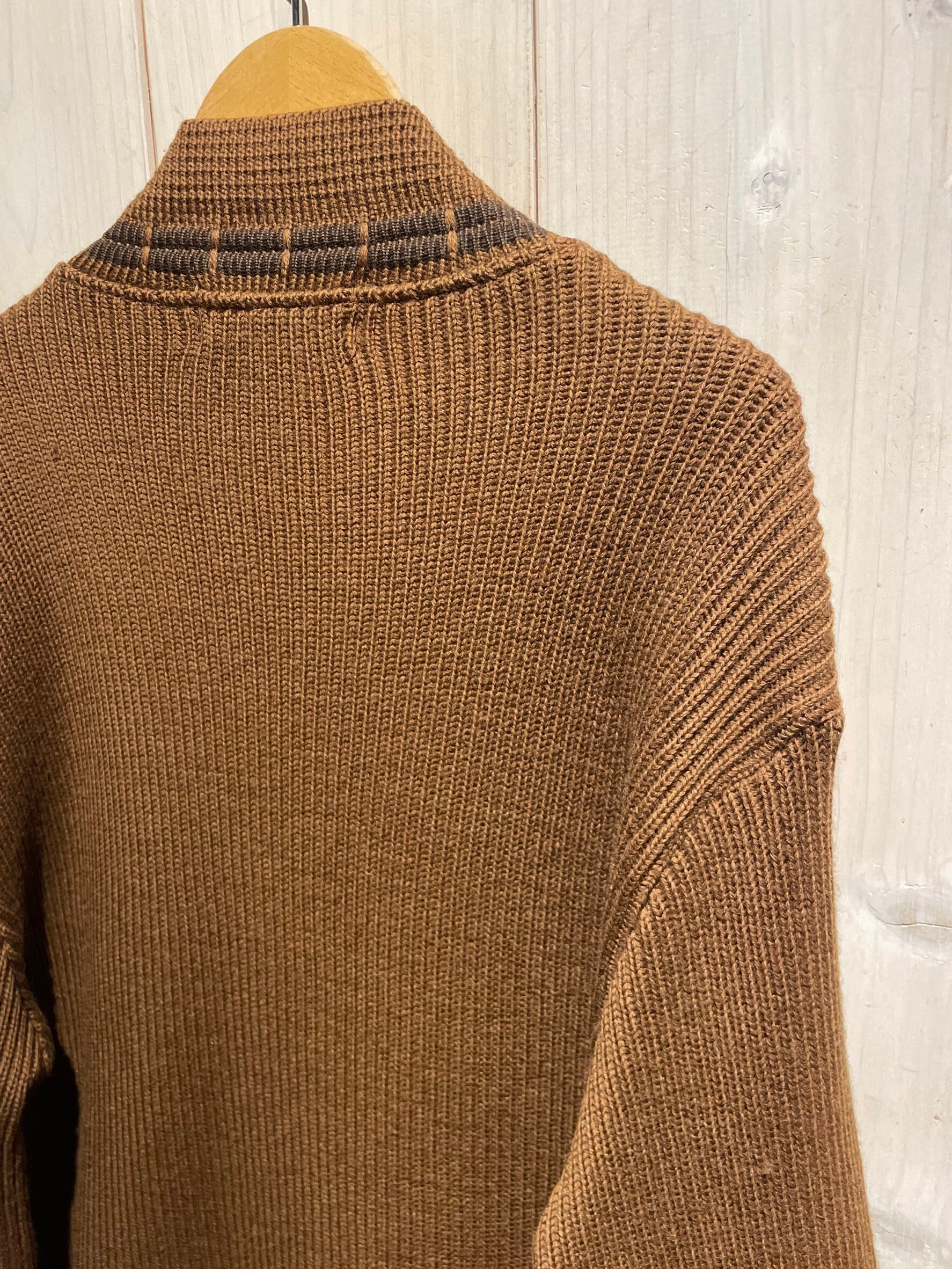 a.k.a.C.a.k.a vintage】Suede Leather Switching Design Euro Vintage