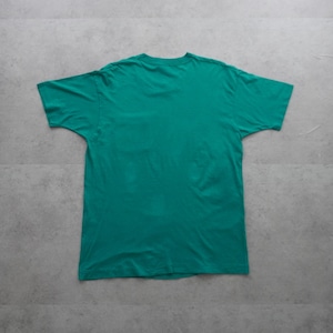 90s FRUIT OF THE LOOM Pocket TEE solid green "made in USA" [XL] 古着