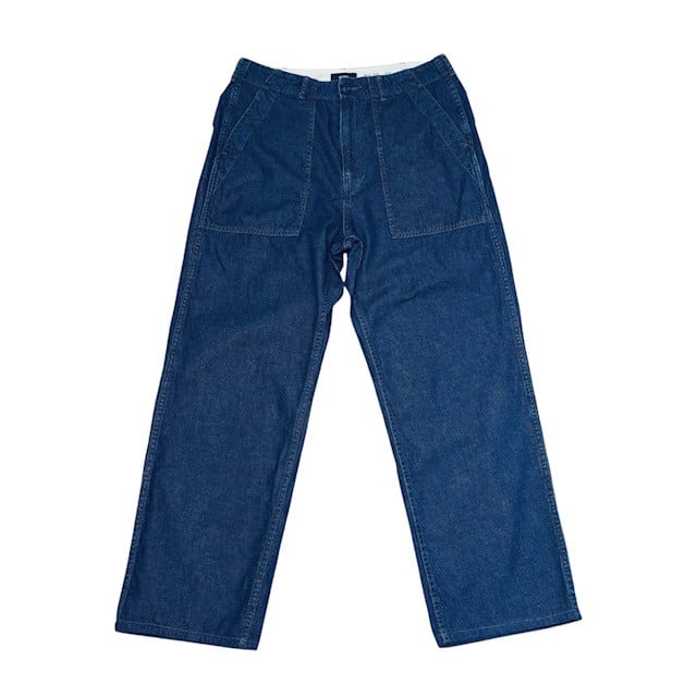 古着 シップス SHIPS ベイカー デニムパンツ クリーニング済み ワイドパンツ レディース Mサイズ