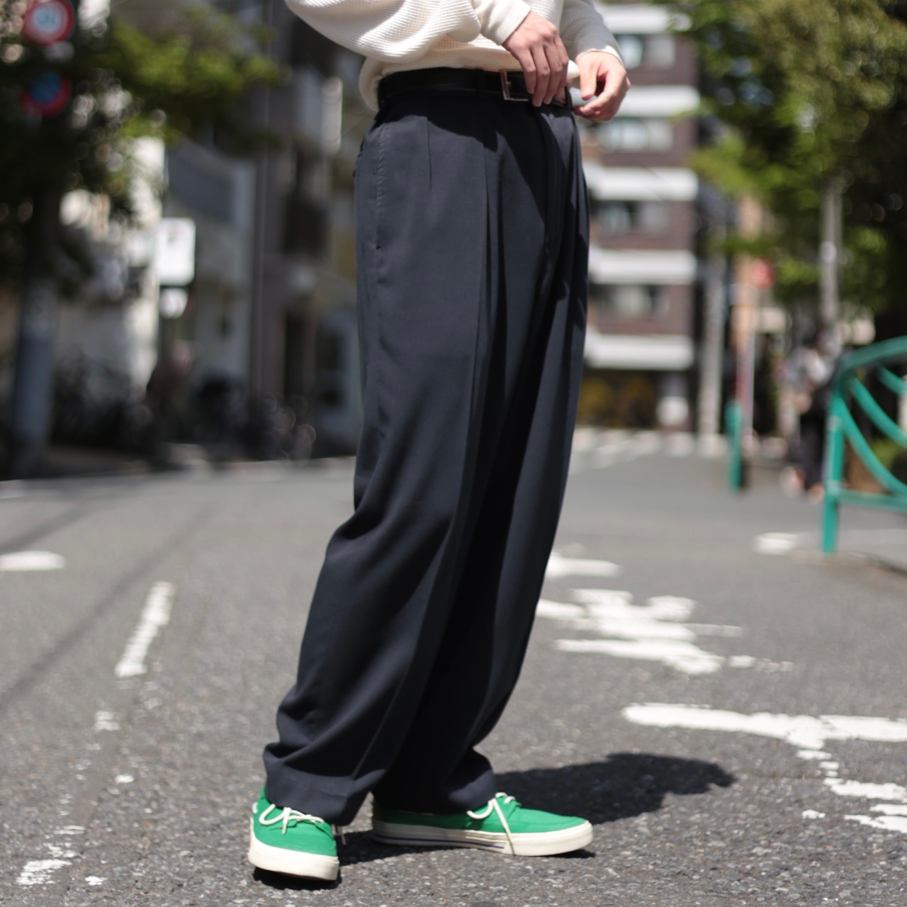 Polo by Ralph Lauren 美シルエット 2タックテーパードスラックス【FF 