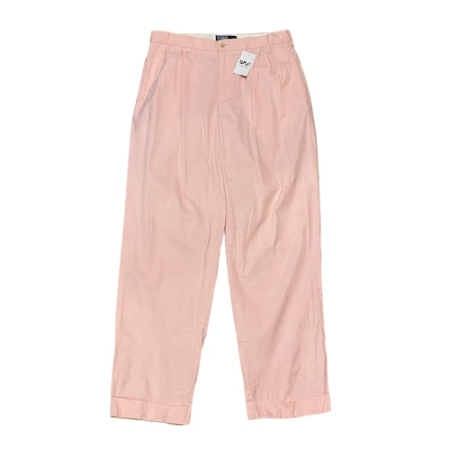 〜00s POLO Ralph Lauren 2tac cotton slacks "pink"