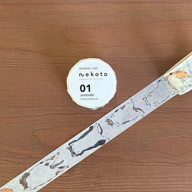 nekoto 贈りたくなるマスキングテープ 01 aomuke | nekoto