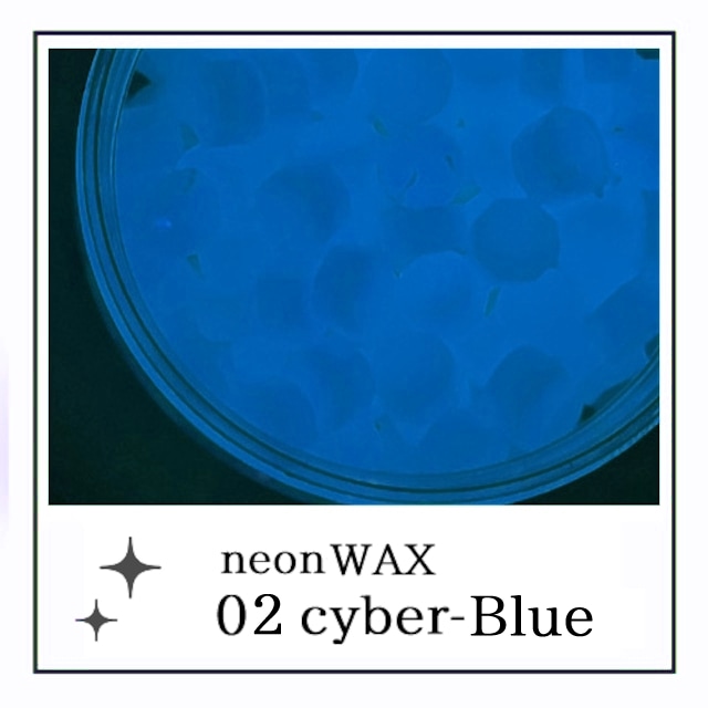 《オーダー品》【シーリングワックス／neon】Cy02・サイバーブルー＜cyber-Blue＞／蛍光・蓄光封蝋