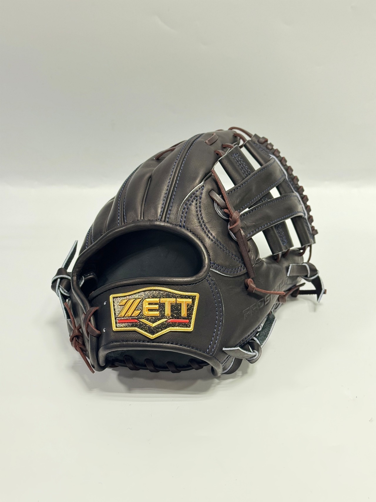 ZETT PROSTATUSｰゼットプロステイタス　michii supreme order 硬式グローブ　ゼットミチイオリジナルグラブ　右投げ用　306型　（宗山塁選手モデル）　ブラック×ブラウン　89・画像2