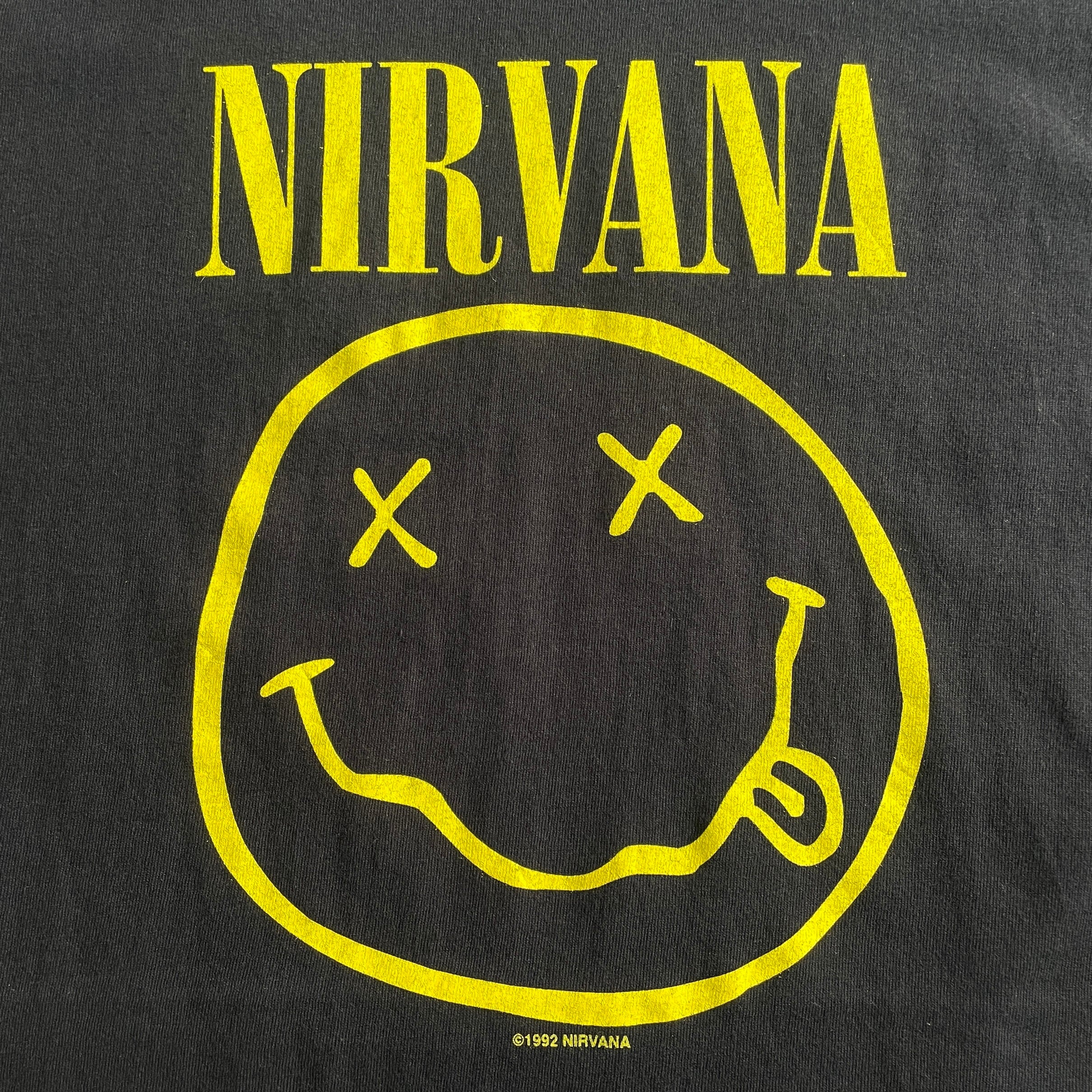NIRVANA ニルヴァーナ スマイル 1992 バンドTシャツ リプリントTシャツ 