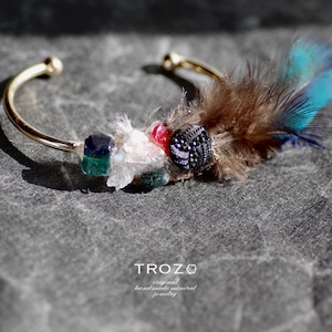 【009 Clow Collection】 Integration Bracelet 水晶 × トルマリン × オパール 鉱物原石 ブレスレット 天然石 アクセサリー