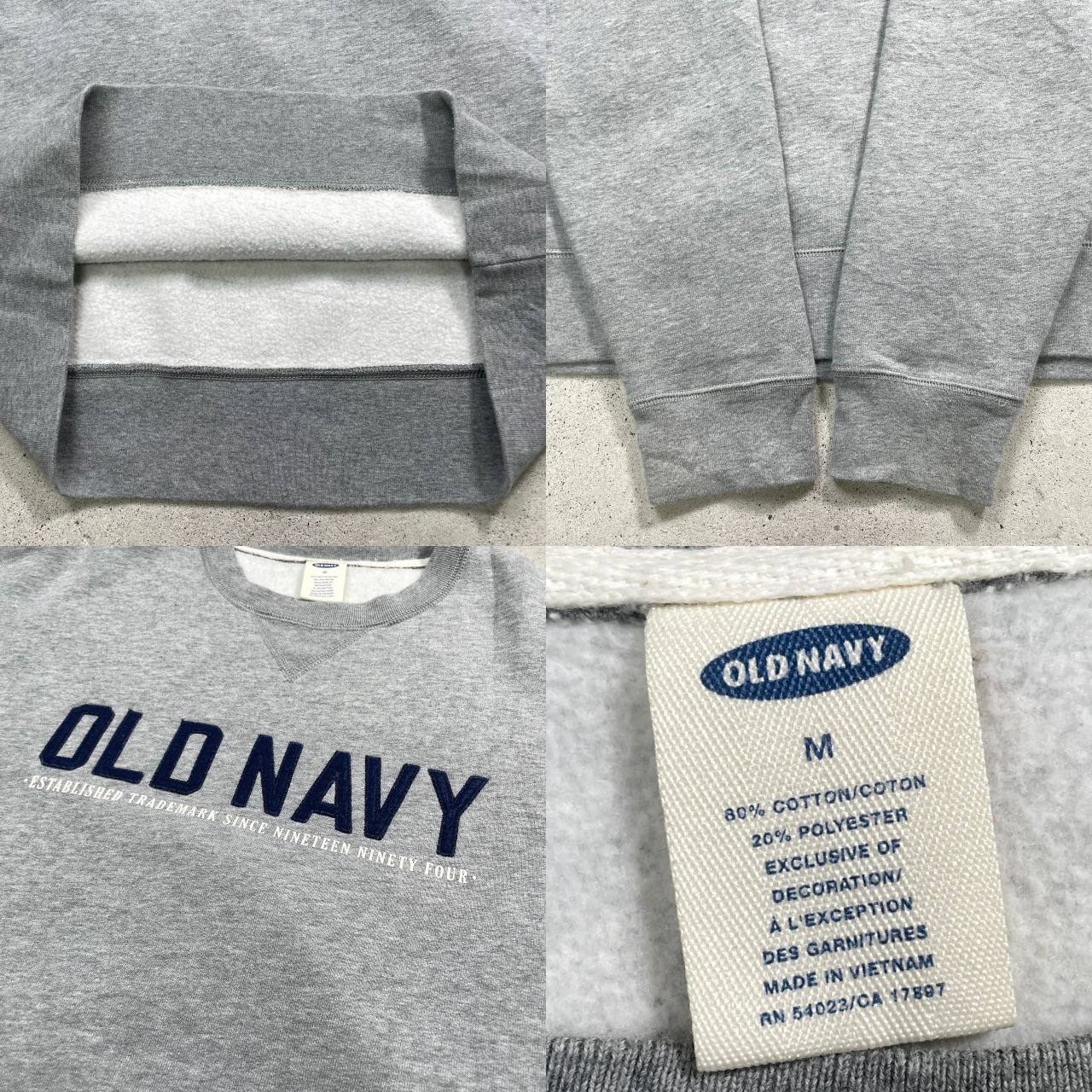 OLD NAVY オールドネイビー ビッグロゴプリント スウェットシャツ 