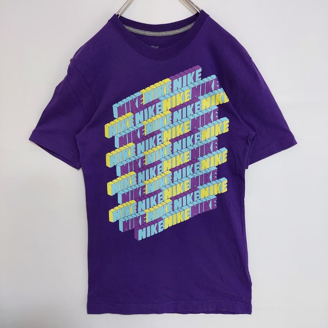本店 日本 【レアカラー】ナイキ ビックロゴ プリント Tシャツ ゆる 