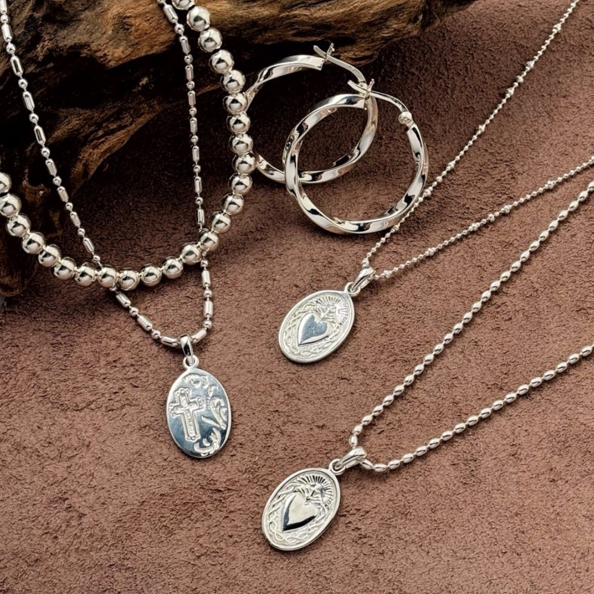 メキシカン リバーシブル オメダイ with 中 変形ボールチェーン