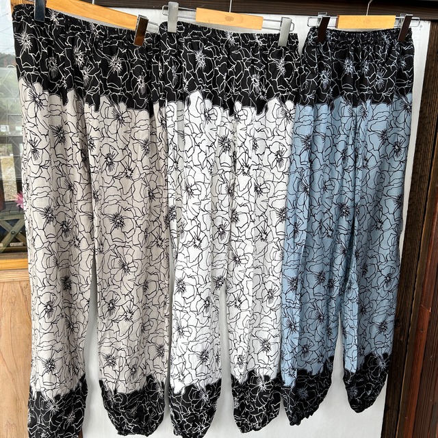 フラワー柄マンボパンツ