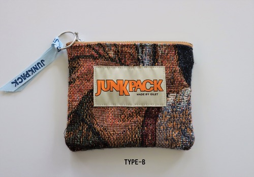 JUNK PACK " us tapestry Zip Pouch (TYPE-B)"