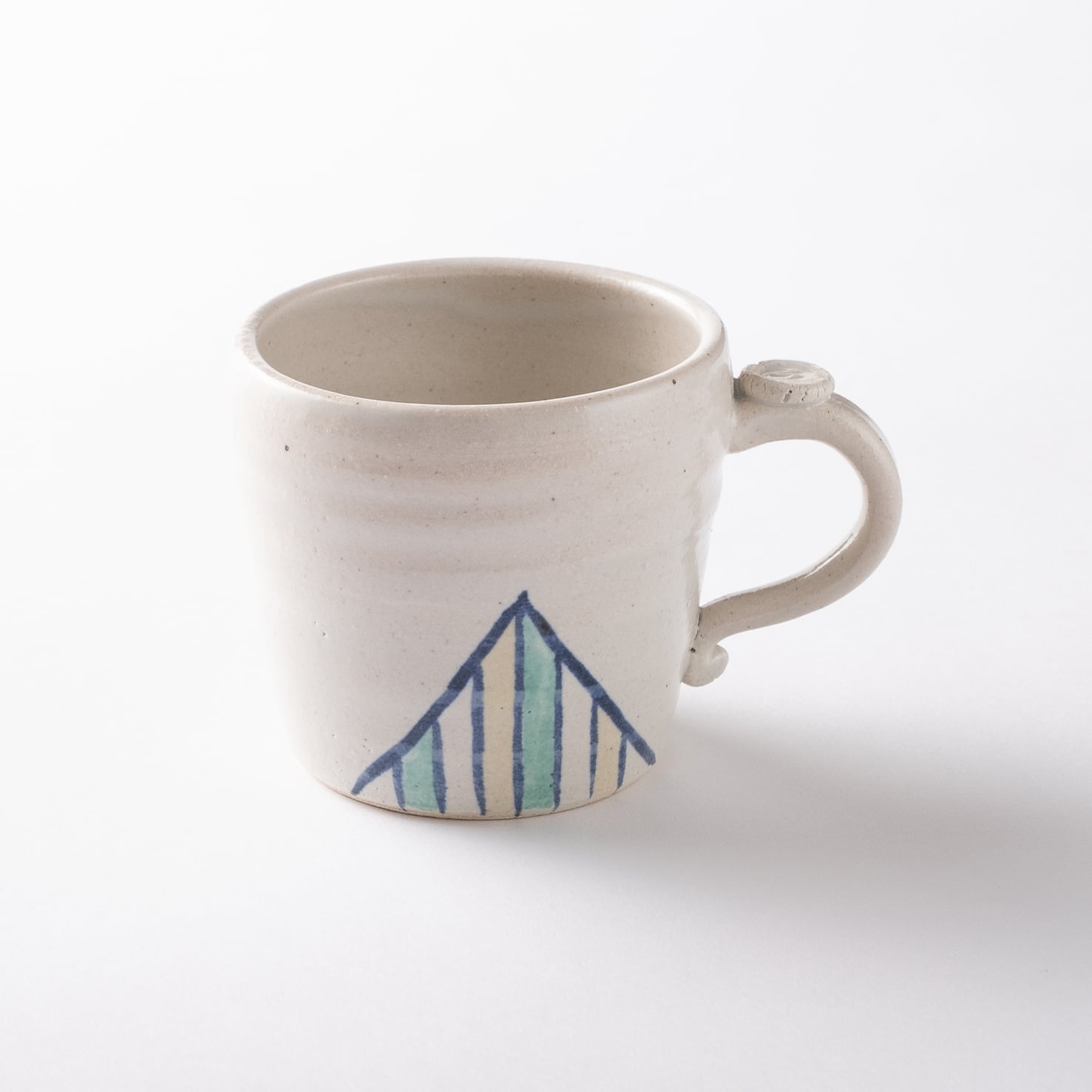 マグカップ 色絵 マグ 作家 加藤正也 アイボリー 瀬戸焼 インテリア