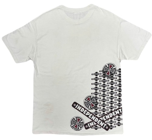 INDEPENDENT Bar logo& Iron Cross side print Tee