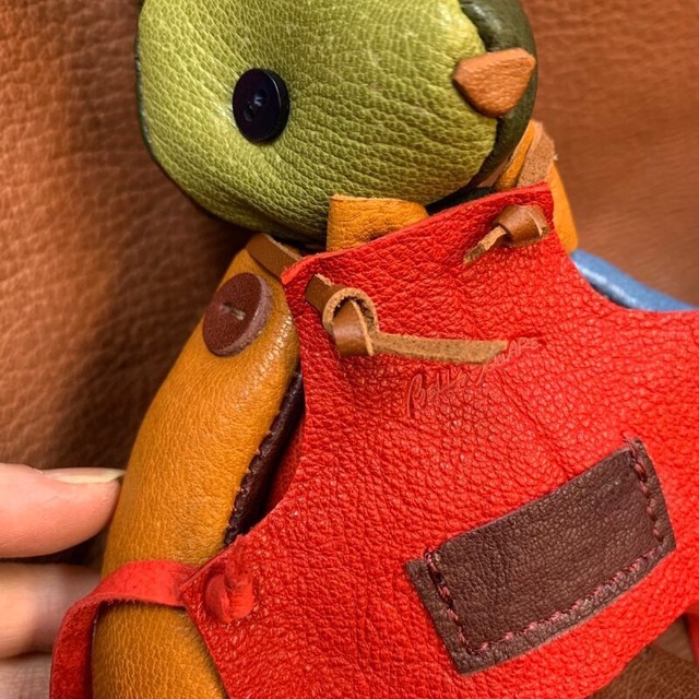 ベルズベア&ベルズラビット専用　ジビエレザー鹿革エプロン