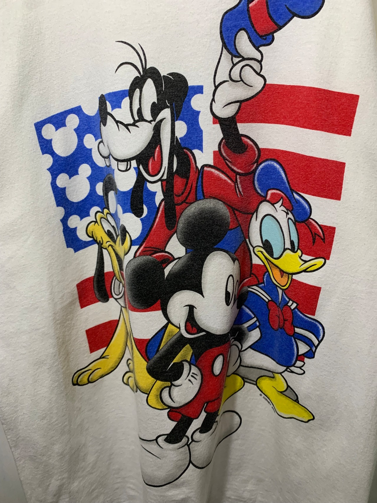 90's Mickey Unlimited Disney Print T-Shirt Made in USA【ONE SIZE】