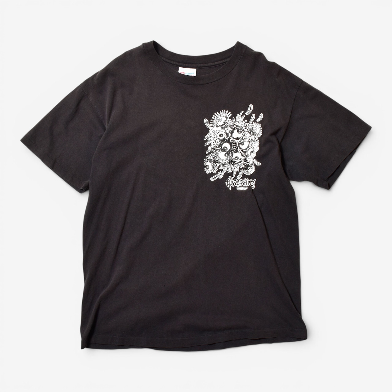 90s WARNING STREET GEAR 両面グラフィック プリントTシャツ USA製