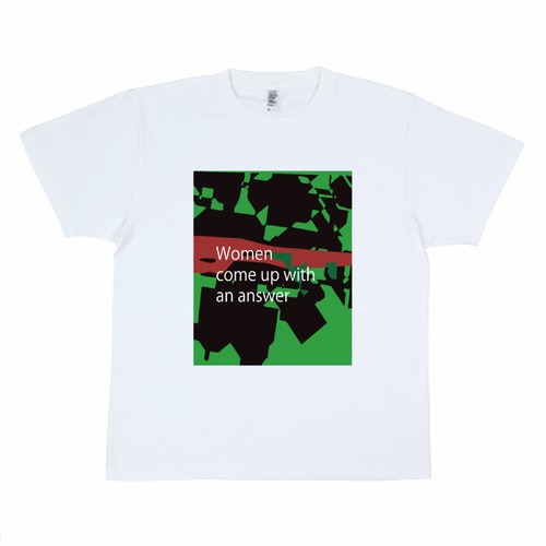 女性は答えを思い付く 02 tシャツ