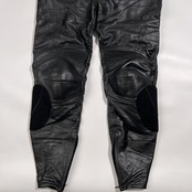 プロテクター入り sraimoto スライモト 本革 レザー パンツ サイズ 36 /ブラック系 ライディング レーシング バイク ツーリング ライダース