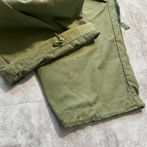 60s アメリカ軍実物 67年製造 M-65 フィールドパンツ R-M w35 詳細写真4