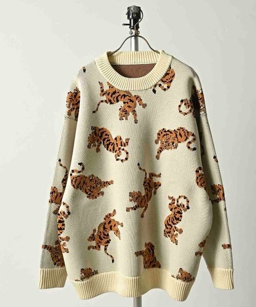 トップス DECOdepuis1985 gessyoku tops DECOdepuis1985 print rib gessyoku tops | PAY ID