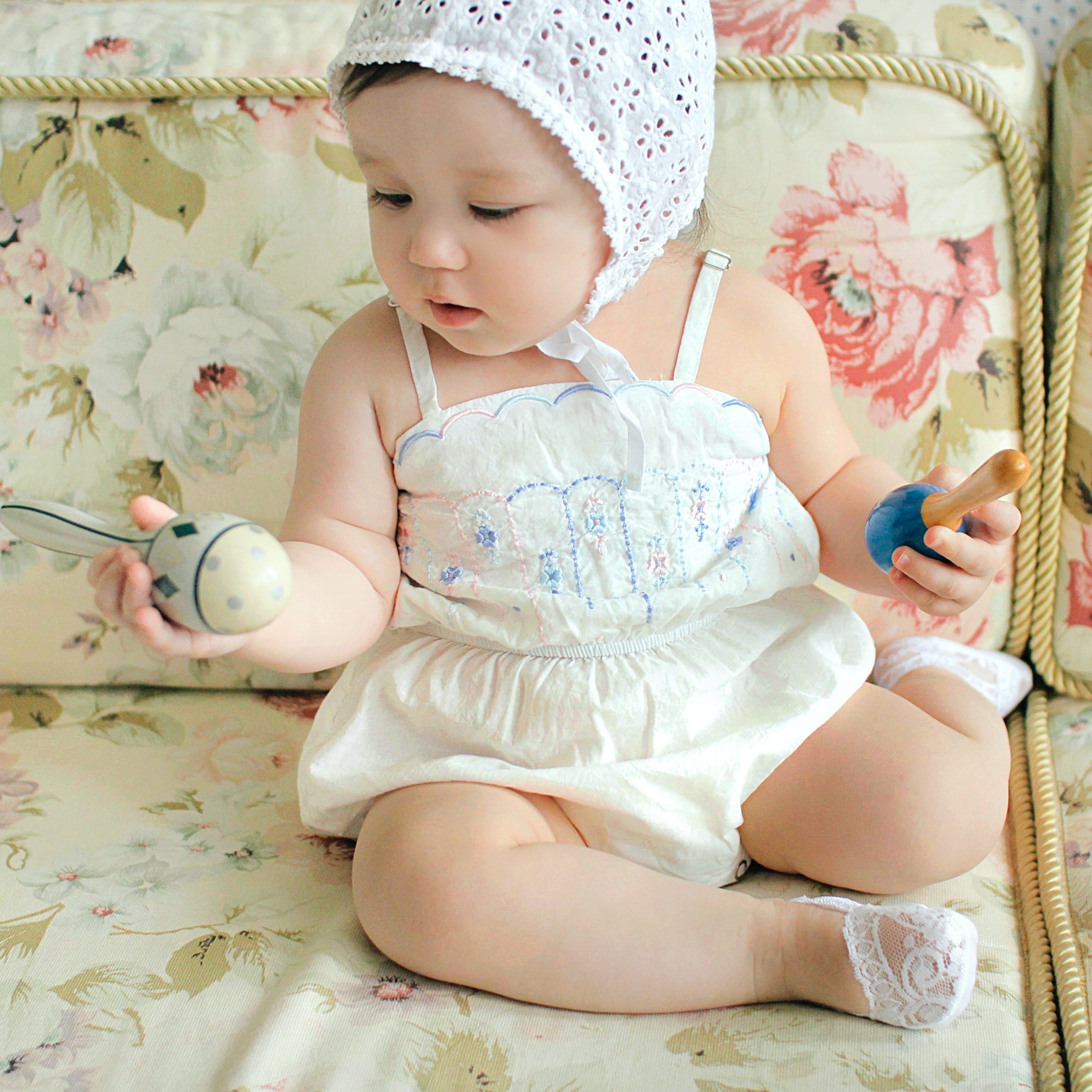 Marlow and Mae poppy romper ロンパース rompers | maomayu baby