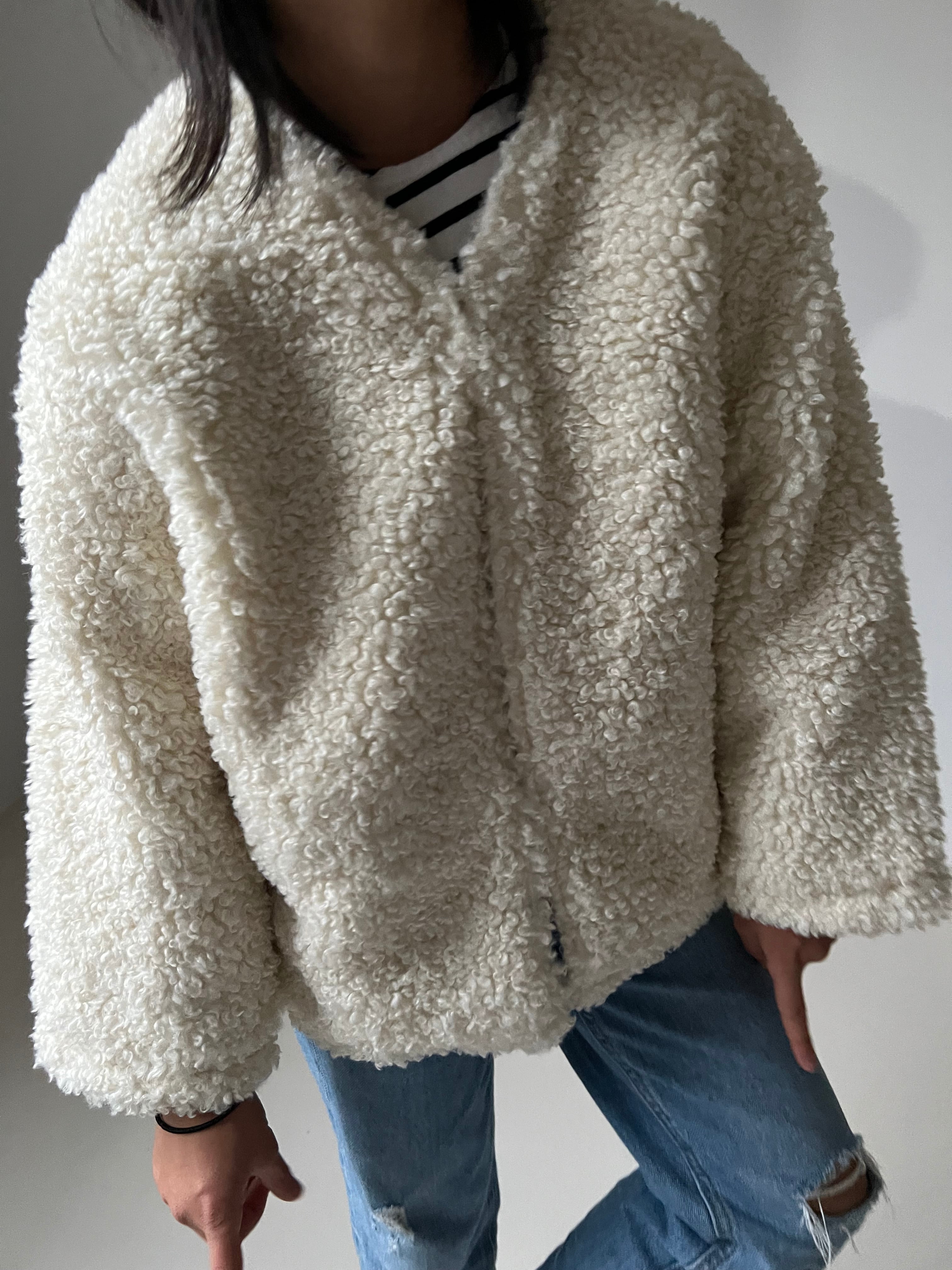 2colour もふもふアウター(90cm)3380