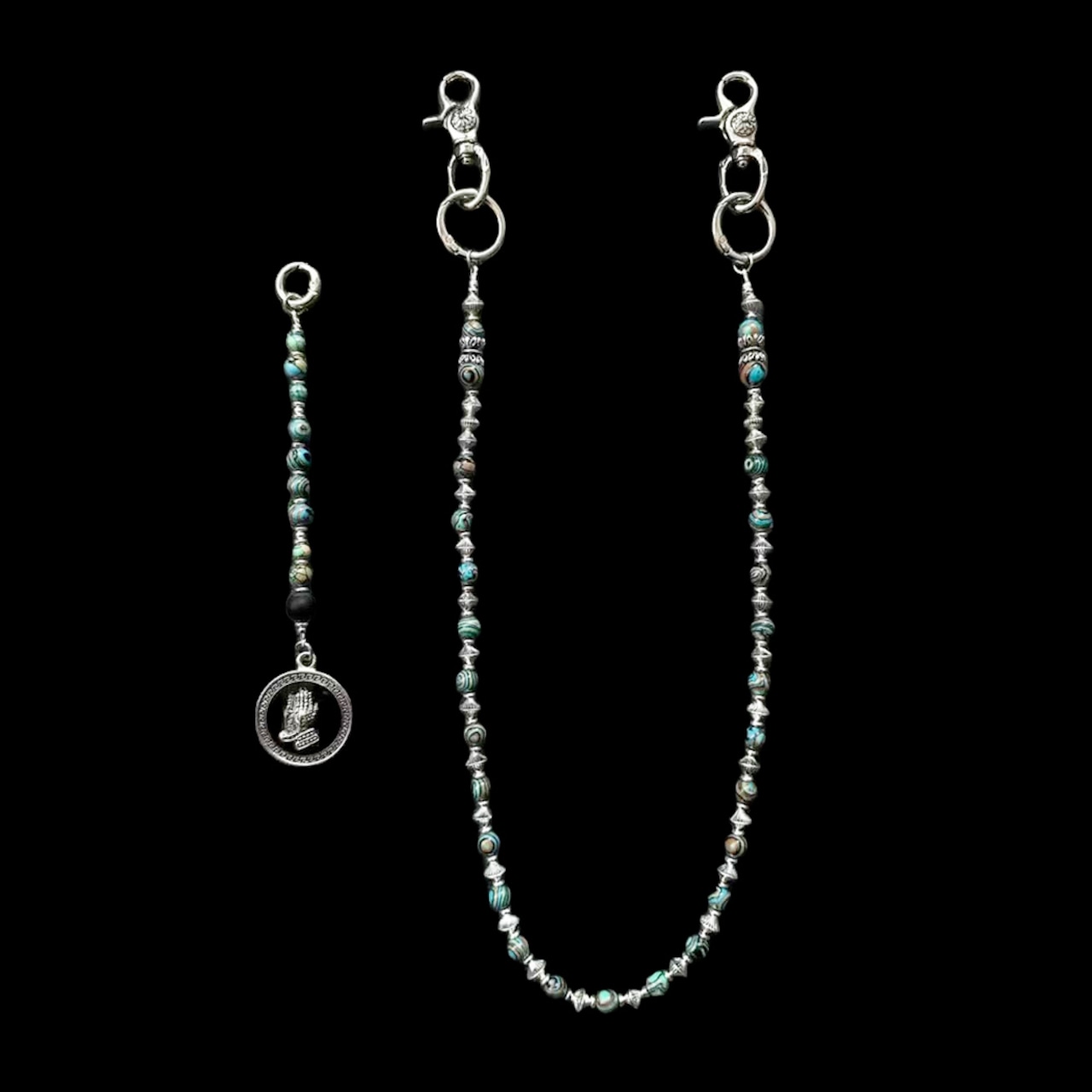 ターコイズ ウォレットチェーン G177