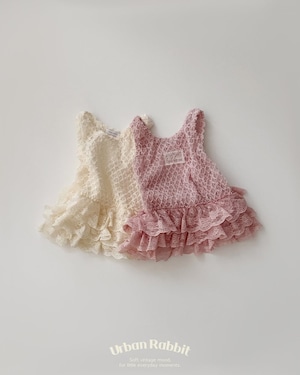 送料無料【予約】URBANRABBIT/Jr Bloom Lace Dress
