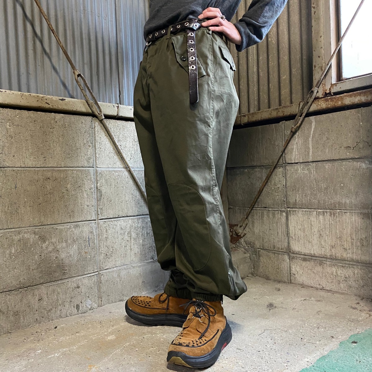 80年代 ビンテージ イタリア軍 パラシュートパンツ ユーロミリタリー 